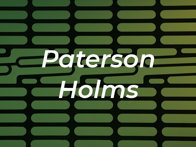 Paterson Holms
