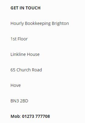 Hourly Bookkeeping Brighton