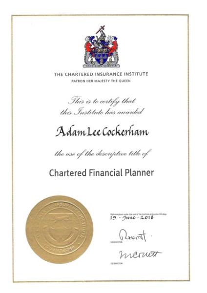 Adam Cockerham Fpfs - Chartered Financial Planner