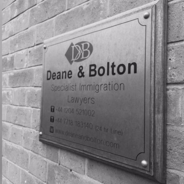 Deane & Bolton Specialist Immigration Lawyers