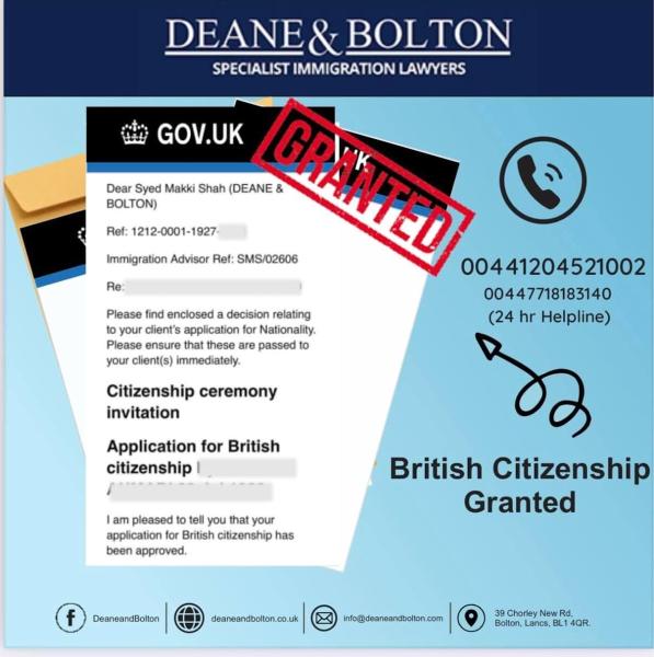 Deane & Bolton Specialist Immigration Lawyers