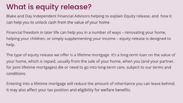 Blake and Day Financial Planning - Mark Reynolds