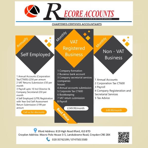 Recore Accounts, Accountants & Tax Advisors