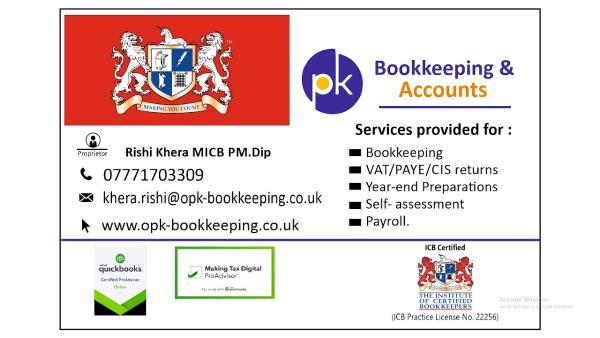 OPK Bookkeeping and Accounts