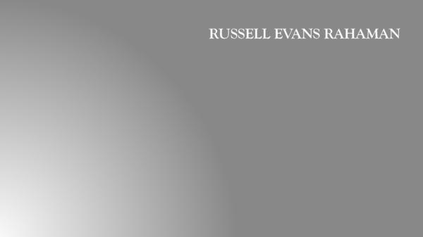 Russell Evans Rahaman