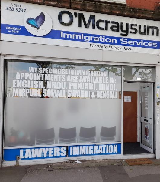 O'McRaysum Immigration Services