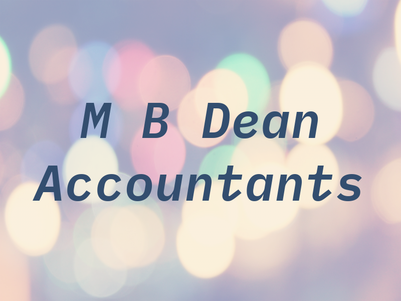 M B Dean Accountants