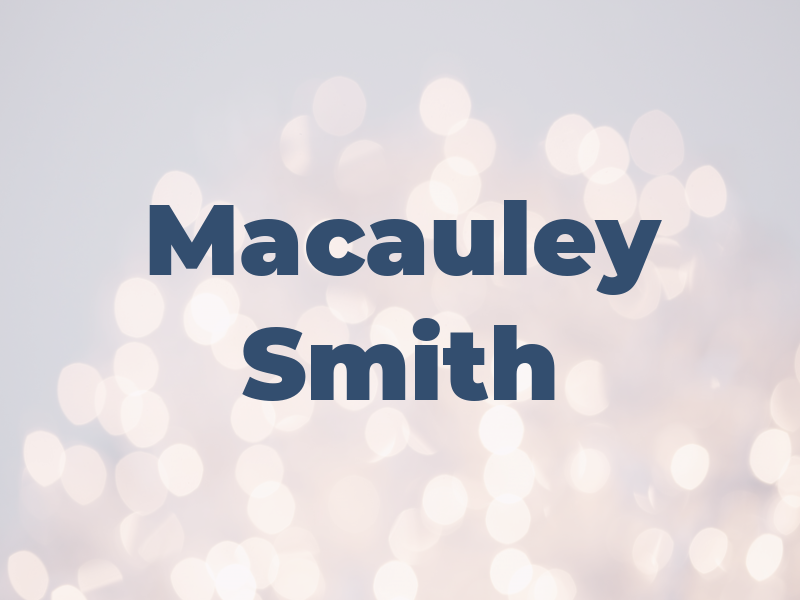 Macauley Smith