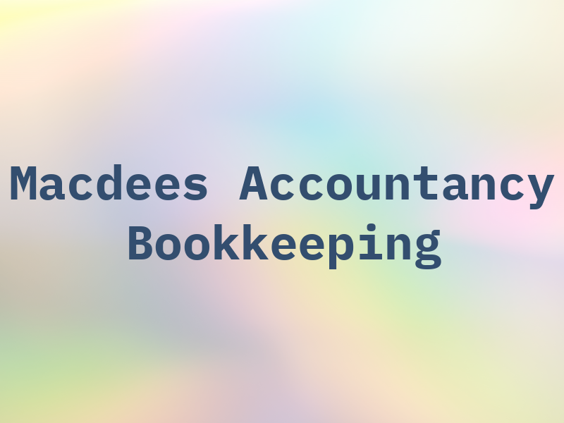 Macdees Accountancy & Bookkeeping