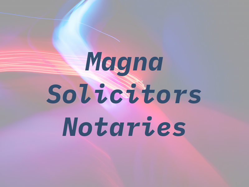 Magna Solicitors & Notaries