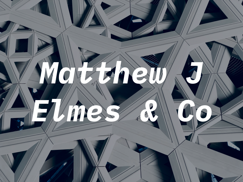 Matthew J Elmes & Co