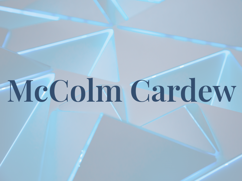 McColm Cardew
