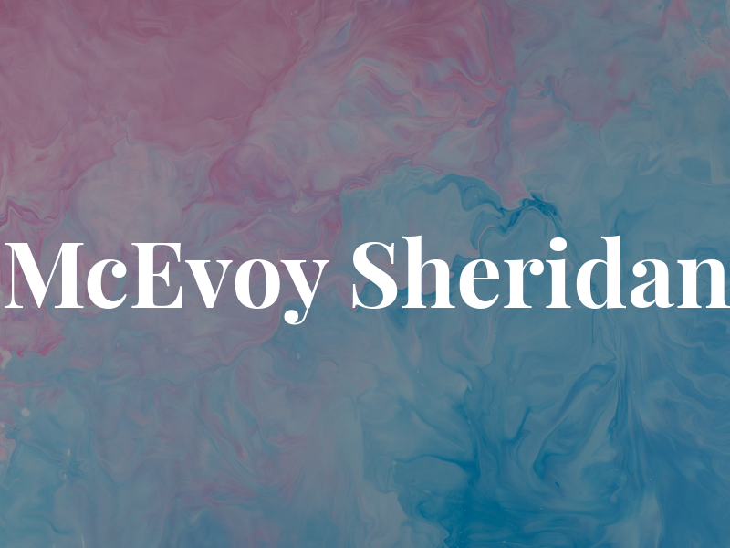 McEvoy Sheridan