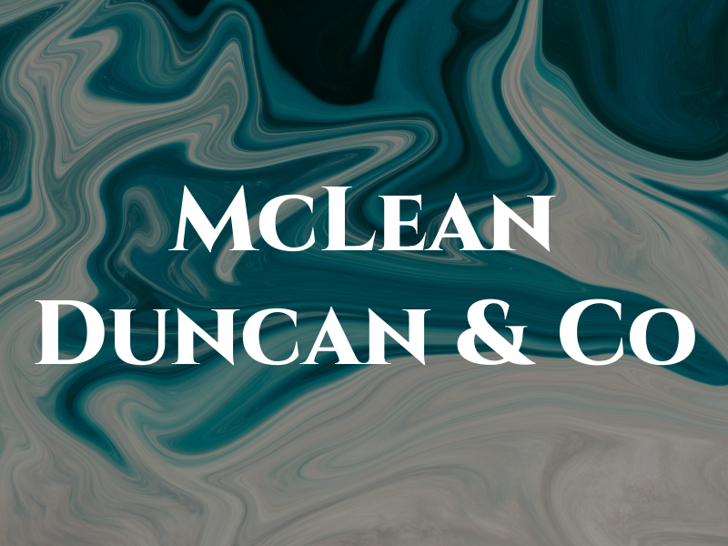 McLean Duncan & Co