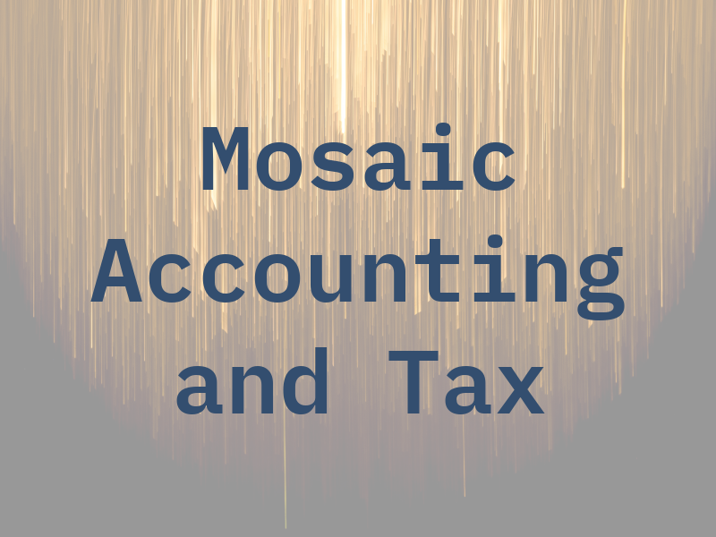 Mosaic Accounting and Tax