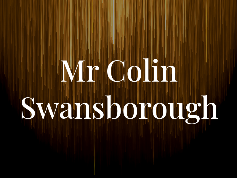 Mr Colin Swansborough