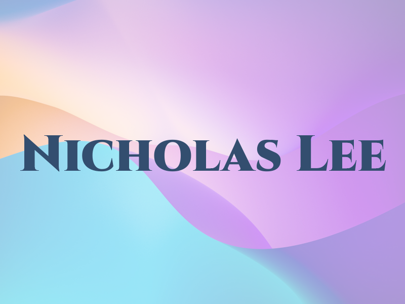 Nicholas Lee