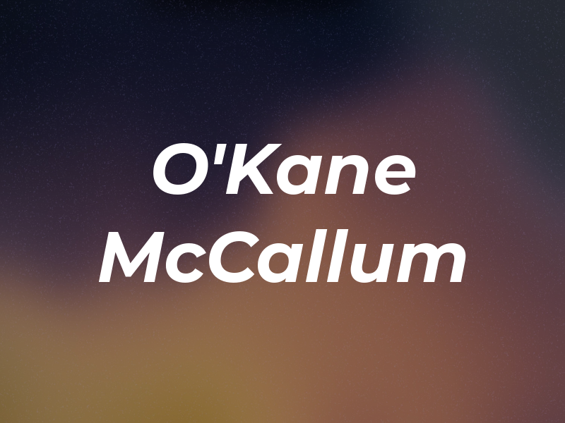 O'Kane McCallum