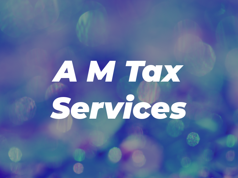 A M Tax Services