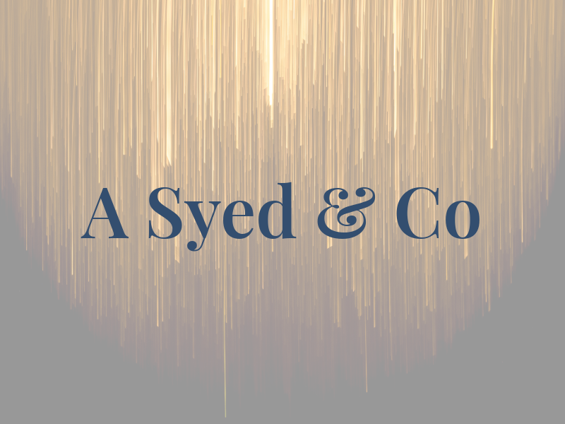 A Syed & Co