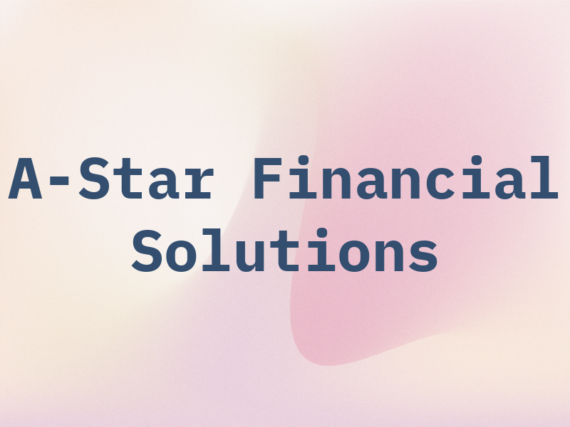 A-Star Financial Solutions UK