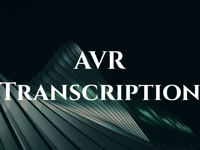 AVR Transcription