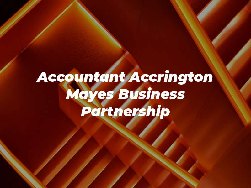 Accountant Accrington - Mayes Business Partnership