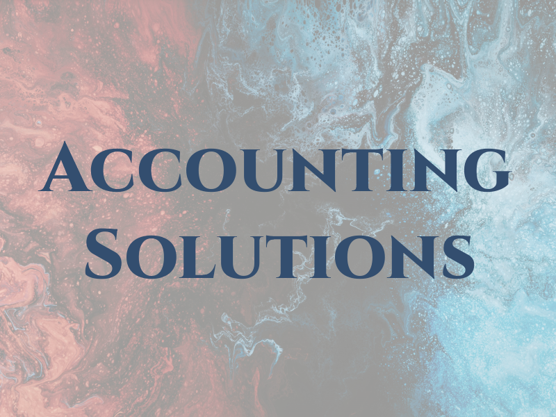 Accounting Solutions