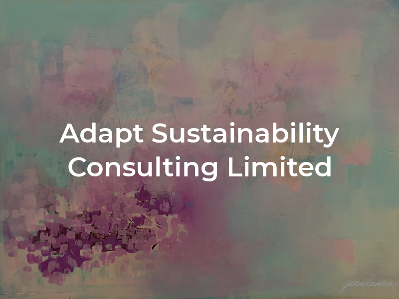 Adapt Sustainability Consulting Limited