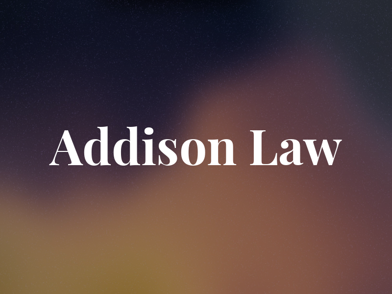 Addison Law