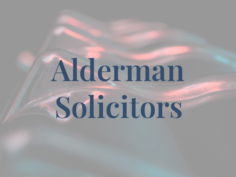 Alderman Solicitors