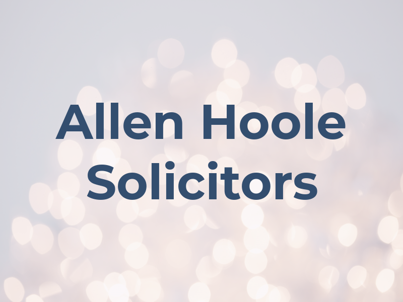 Allen Hoole Solicitors