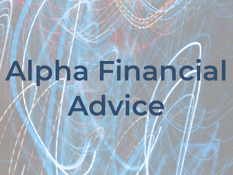 Alpha Financial Advice