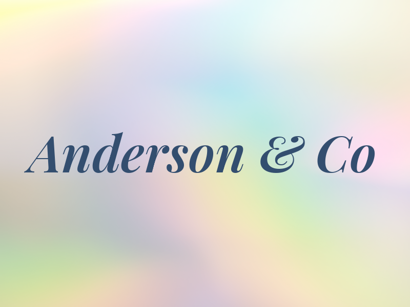 Anderson & Co