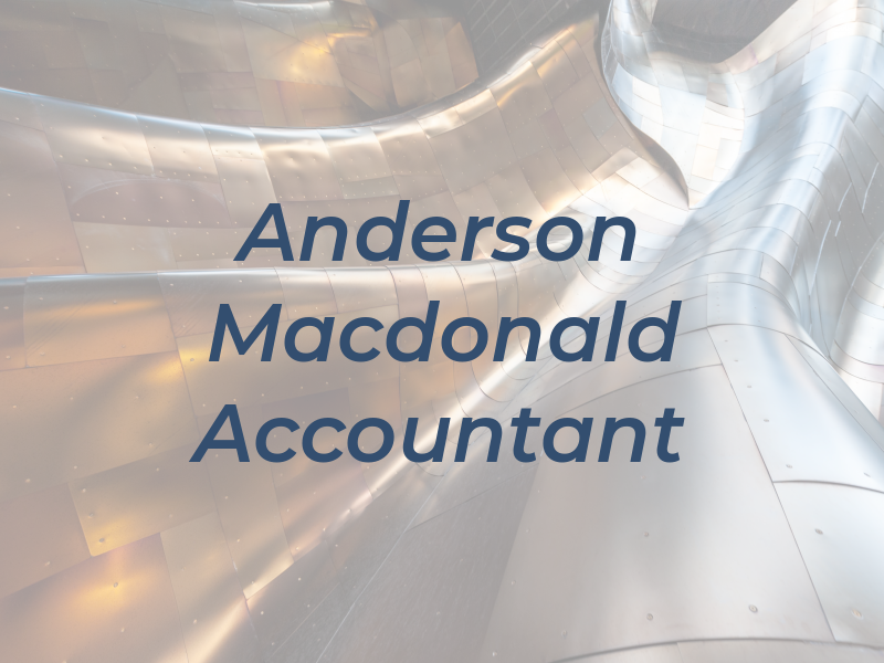 Anderson Macdonald Accountant