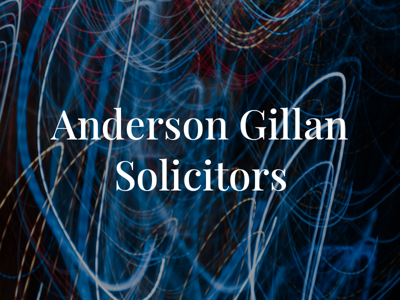 Anderson Gillan Bar Solicitors