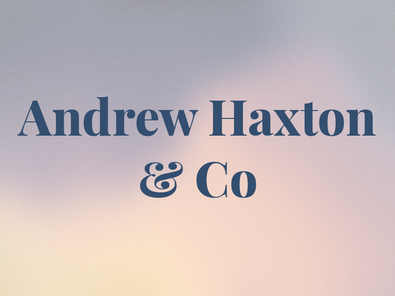 Andrew Haxton & Co