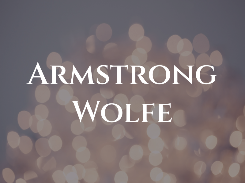 Armstrong Wolfe