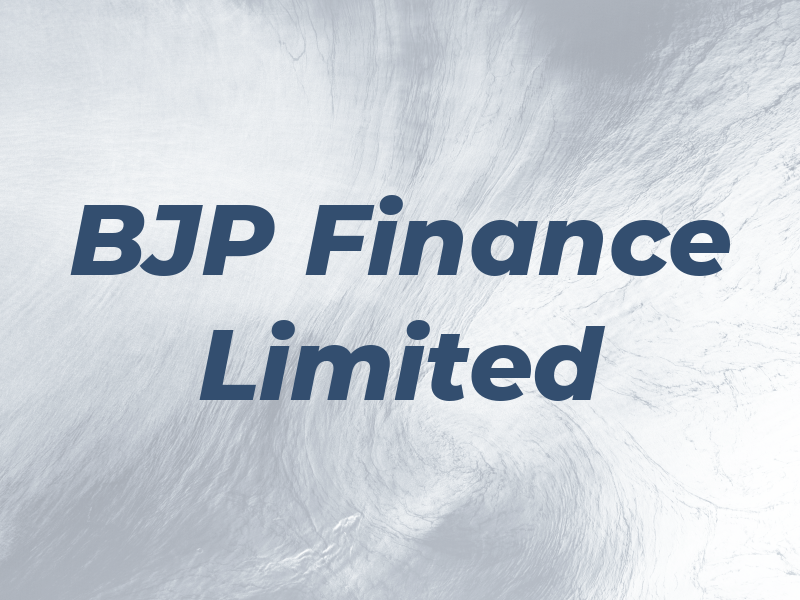 BJP Finance Limited