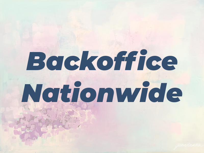 Backoffice Nationwide