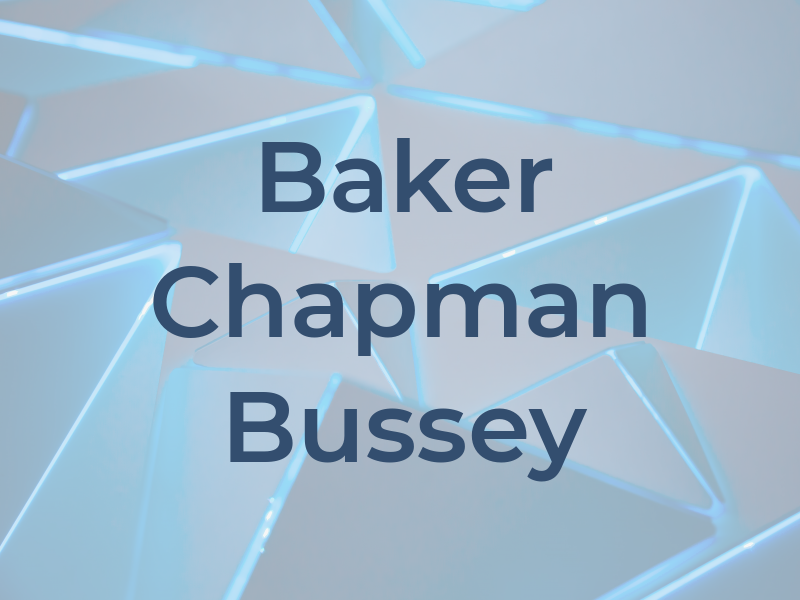 Baker Chapman & Bussey
