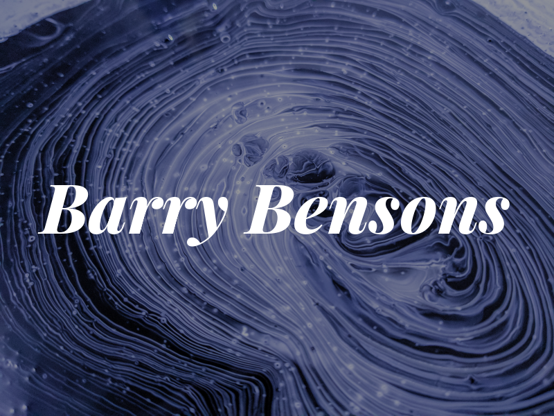 Barry Bensons