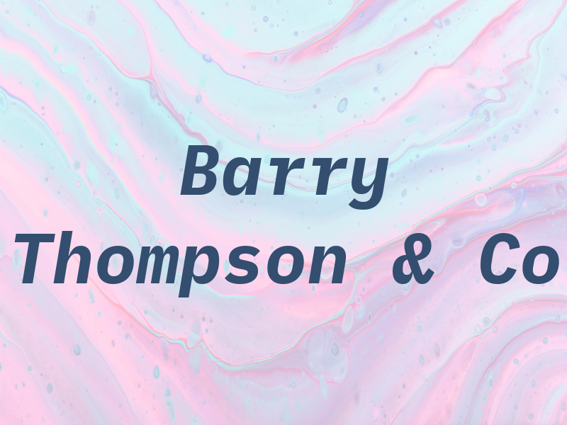 Barry Thompson & Co