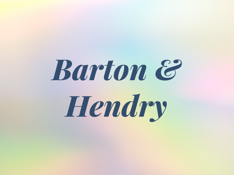 Barton & Hendry