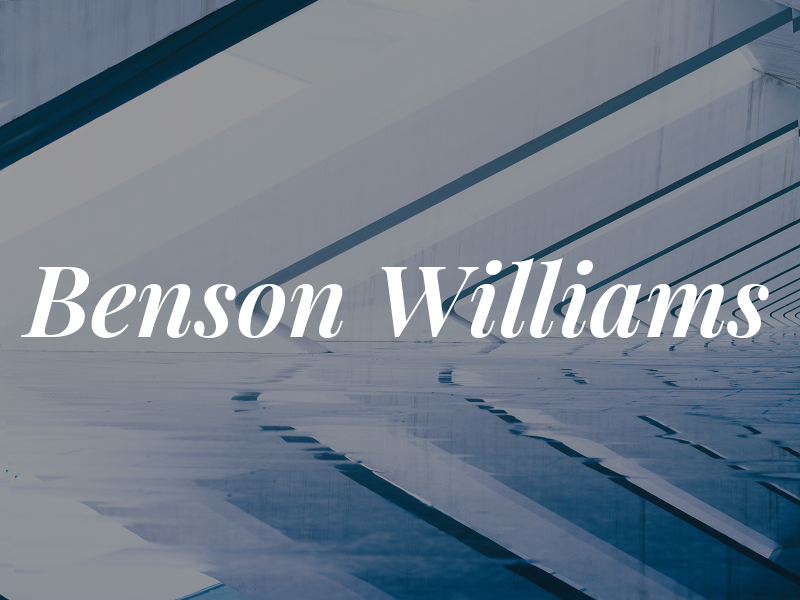 Benson Williams