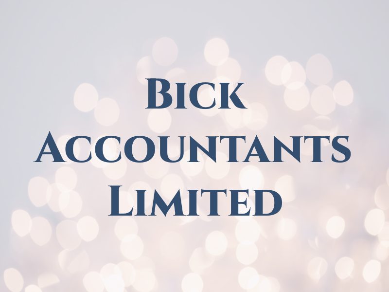 Bick Accountants Limited