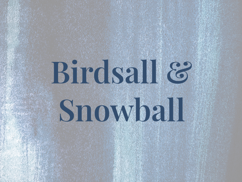 Birdsall & Snowball