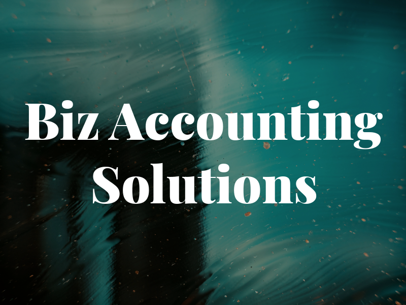 Biz Accounting Solutions