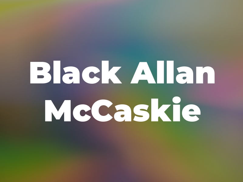 Black Allan & McCaskie