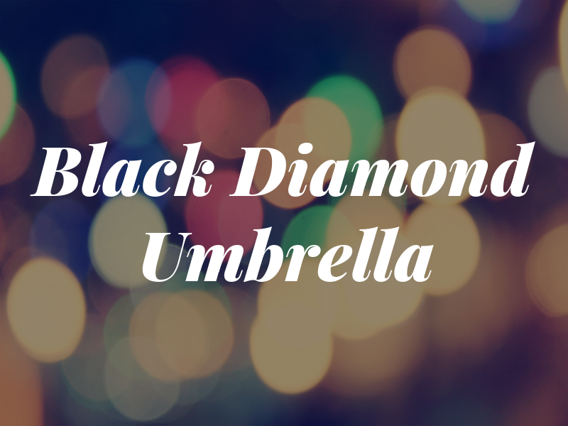 Black Diamond Umbrella
